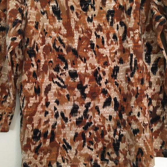 Monterey Bay Abstract Animal Print Top - Picture 5 of 8